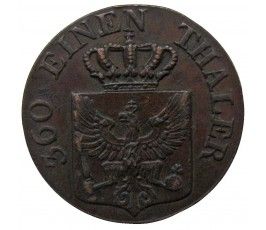 Пруссия 1 пфенниг 1842 г. A Пруссия 1 пфенниг 1842 г. A