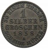 Пруссия 1 грош 1858 г. A