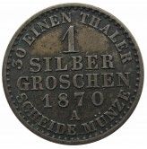 Пруссия 1 грош 1870 г. A