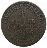 Пруссия 1/2 гроша 1836 г. A
