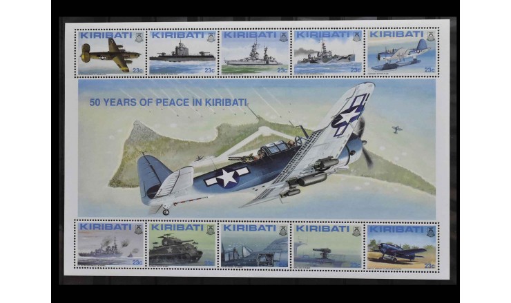 Кирибати 1993 г. "50-я годовщина битвы за Тараву"