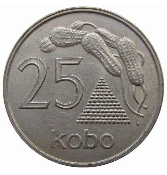 Нигерия 25 кобо 1973 г.