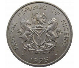 Нигерия 25 кобо 1973 г.