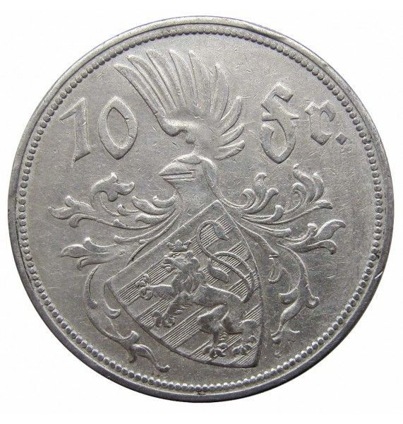 Люксембург 10 франков 1929 г.