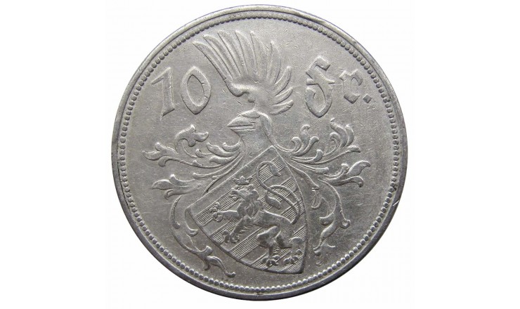 Люксембург 10 франков 1929 г.