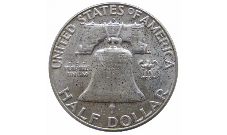 США 1/2 доллара 1961 г. D