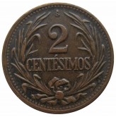 Уругвай 2 сентесимо 1943 г.