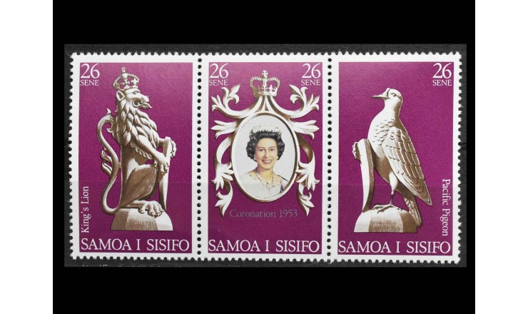 Самоа и Сисифо 1978 г. "25-я годовщина коронации королевы Елизаветы II"