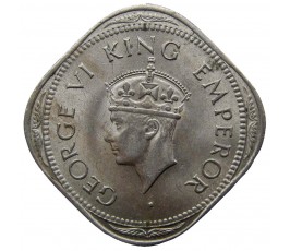 Индия 2 анны 1946 г.