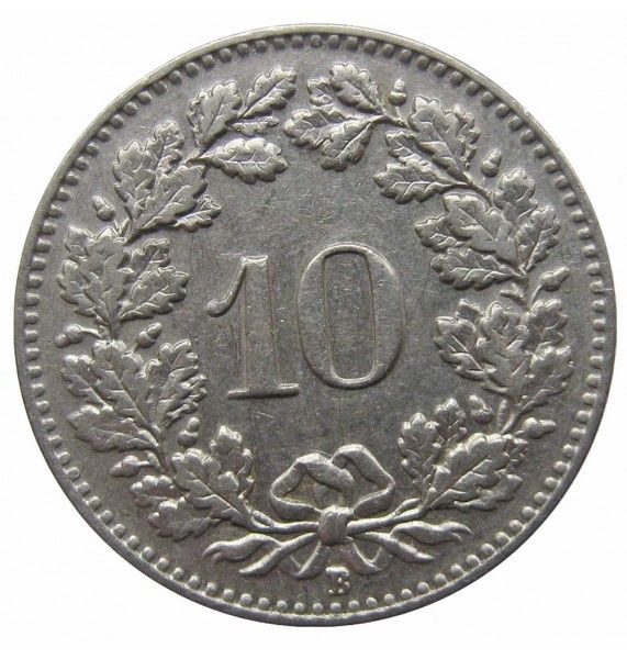Швейцария 10 раппен 1936 г.