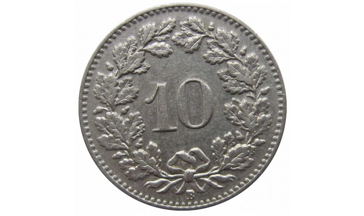 Швейцария 10 раппен 1936 г.
