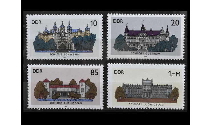 ГДР 1986 г. "Замки Востока"