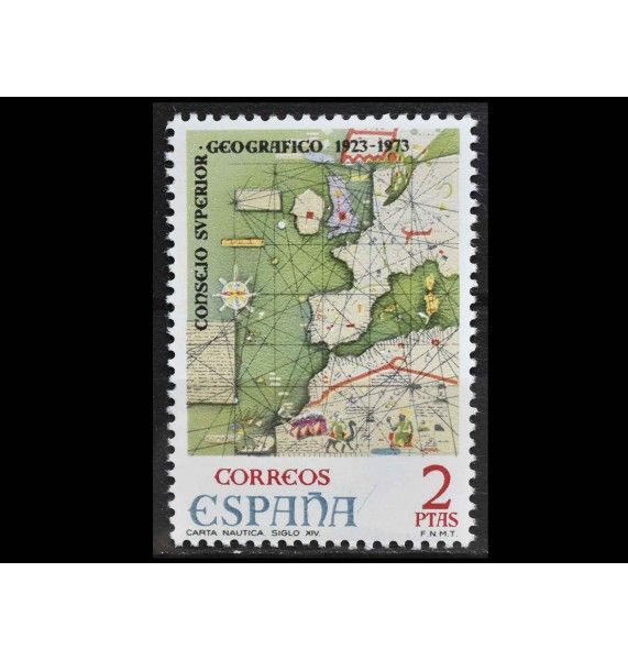 Испания 1974 г. "Высший географический совет"