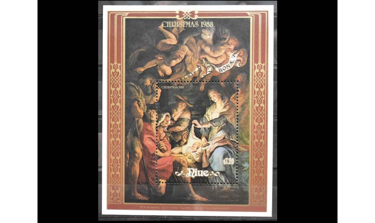 Ниуэ 1988 г. "Рождество: Картины Питера Рубенса"