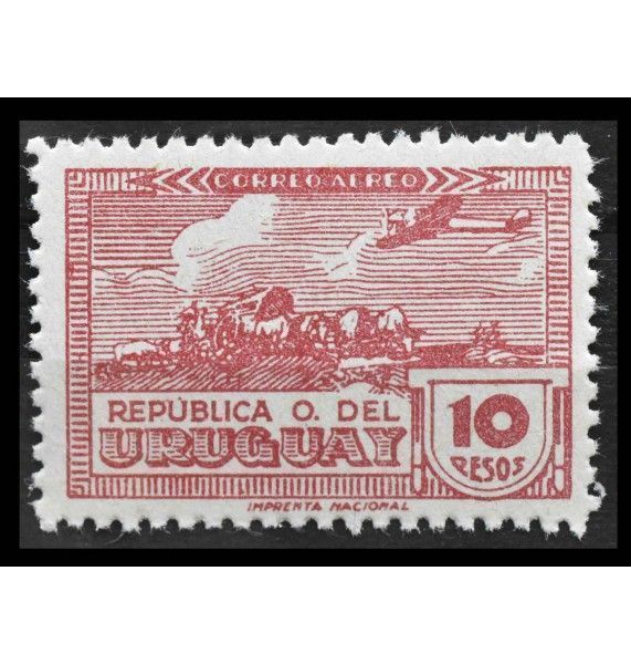 Уругвай 1939/1944 г. "Повозка с волами"