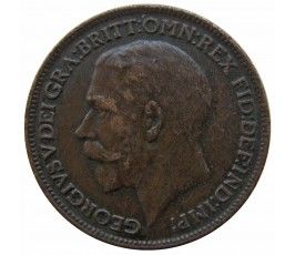 Великобритания 1 фартинг 1917 г.