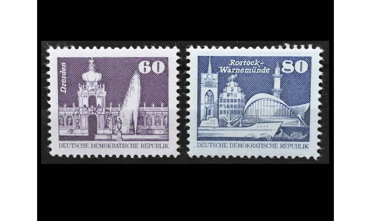 ГДР 1981 г. "Архитектура"
