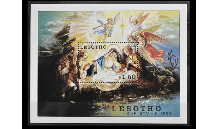 Лесото 1980 г. "Рождество"