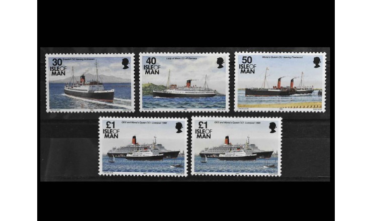 Остров Мэн 1993 г. "Корабли"