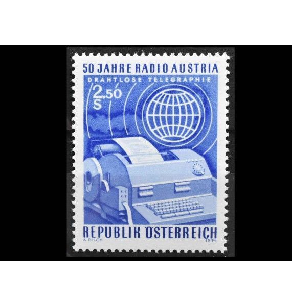 Австрия 1974 г. "50-летие Австрийского радио" Австрия 1974 г. "50-летие Австрийского радио"