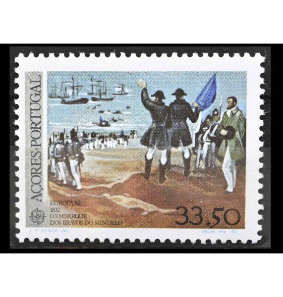 Азорские острова 1982 г. "Европа: Исторические события"