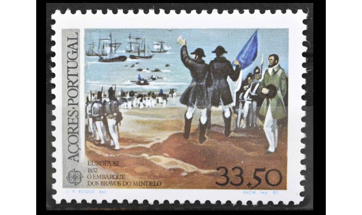 Азорские острова 1982 г. "Европа: Исторические события"