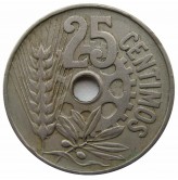 Испания 25 сентимо 1934 г.