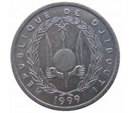 Джибути 1 франк 1999 г.