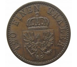 Пруссия 3 пфеннига 1871 г. C