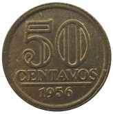 Бразилия 50 сентаво 1956 г.
