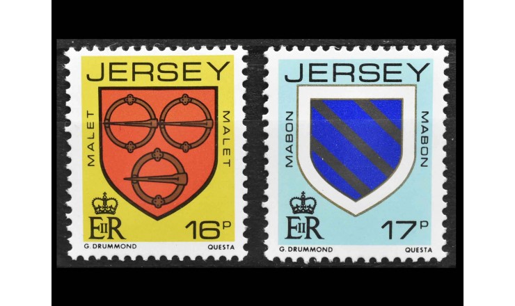 Джерси 1985 г. "Гербы семей Джерси"