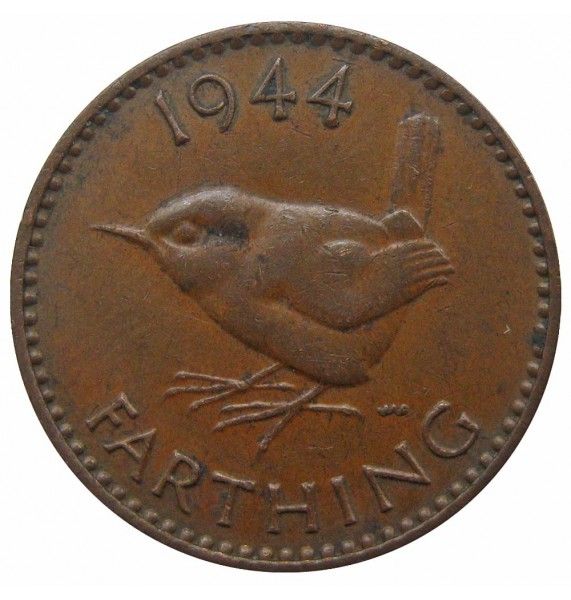 Великобритания 1 фартинг 1944 г.
