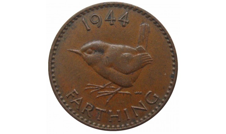Великобритания 1 фартинг 1944 г.