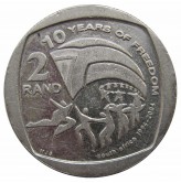 Южная Африка 2 ранда 2004 г. (10 лет первым всеобщим выборам)
