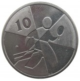 Гибралтар 10 пенсов 2019 г. (Островные игры)