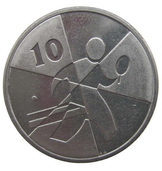 Гибралтар 10 пенсов 2019 г. (Островные игры)
