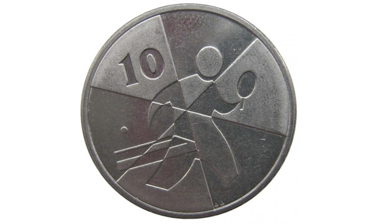 Гибралтар 10 пенсов 2019 г. (Островные игры)