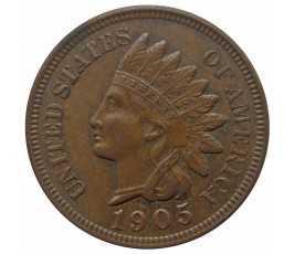 США 1 цент 1905 г.