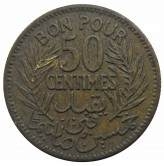 Тунис 50 сантимов 1921 г.