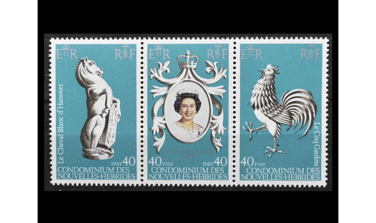 Новые Гебриды 1978 г. "25 лет коронации Королевы Елизаветы II" Новые Гебриды 1978 г. "25 лет коронации Королевы Елизаветы II"