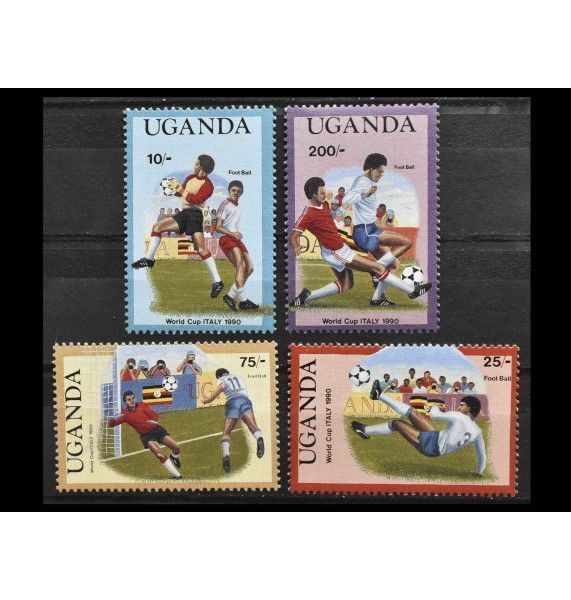 Уганда 1989 г. "Чемпионат мира по футболу, Италия" Уганда 1989 г. "Чемпионат мира по футболу, Италия"