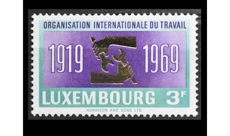 Люксембург 1969 г. "50-летие Международной организации труда" Люксембург 1969 г. "50-летие Международной организации труда"