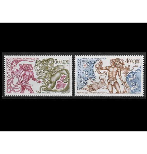 Монако 1985 г. "Красный Крест: Подвиги Геракла" Монако 1985 г. "Красный Крест: Подвиги Геракла"