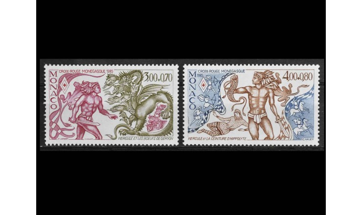 Монако 1985 г. "Красный Крест: Подвиги Геракла"