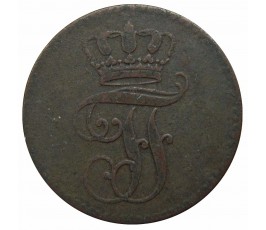 Мекленбург-Шверин 3 пфеннига 1846 г.