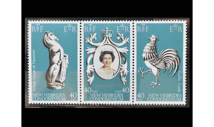 Новые Гебриды 1978 г. "25 лет коронации Королевы Елизаветы II" Новые Гебриды 1978 г. "25 лет коронации Королевы Елизаветы II"
