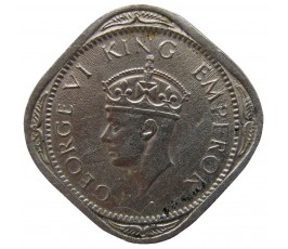 Индия 1/2 анны 1947 г. Индия 1/2 анны 1947 г.