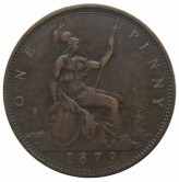Великобритания 1 пенни 1879 г.