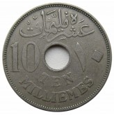 Египет 10 миллим 1917 KN г.