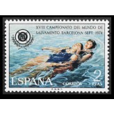 Испания 1974 г. "18-й чемпионат мира по спасению жизней, Барселона"